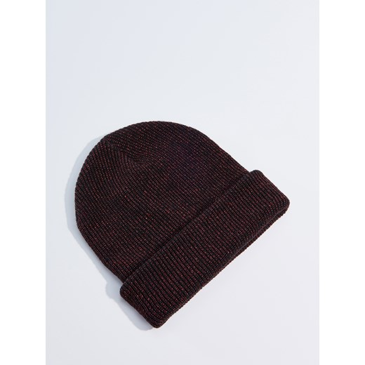 Mohito - Brokatowa czapka - Czerwony czarny Mohito One Size 