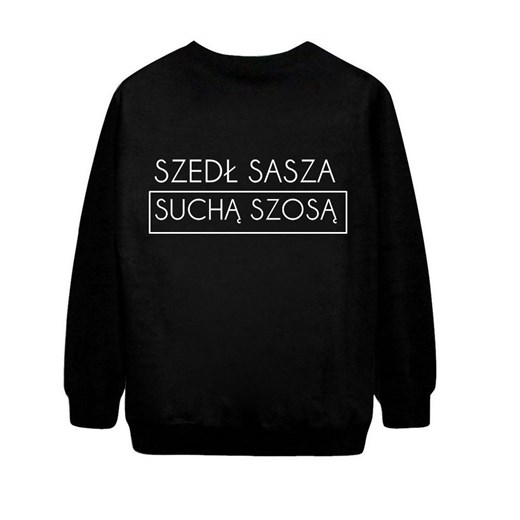 Bluza oversize czarna czarny Time For Fashion