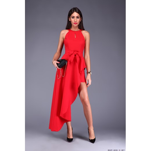 sukienka alice alani ** zjawiskowa z bocznym trenem- czerwień Alice Alani M LUXURYONLINE