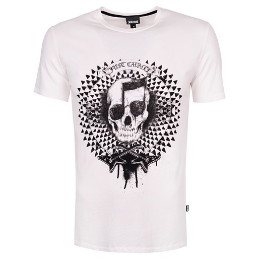Just Cavalli T-shirt  bezowy XL promocyjna cena ubierzsie.com 
