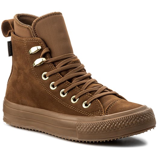 Sneakersy CONVERSE - Ctas Wp Boot Hi 557946C Brown/Brown/Brass Converse brazowy 36.5 eobuwie.pl