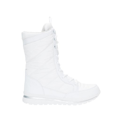 Buty zimowe damskie OBDH201Z - biały bialy 4F  