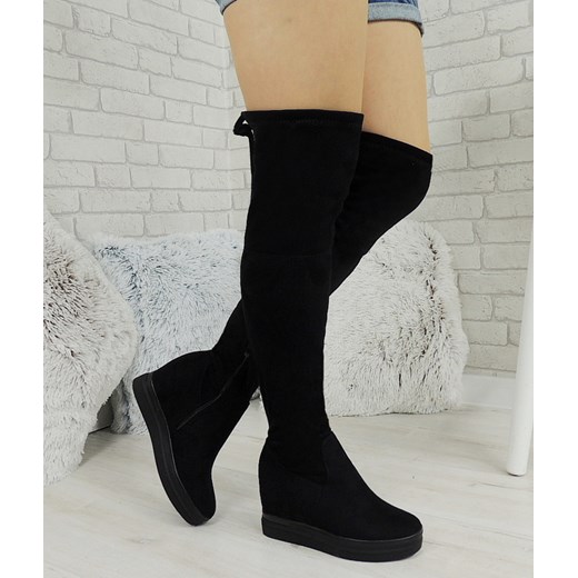 Muszkieterki Sneakersy Rita czarny 37 Lubiebuty