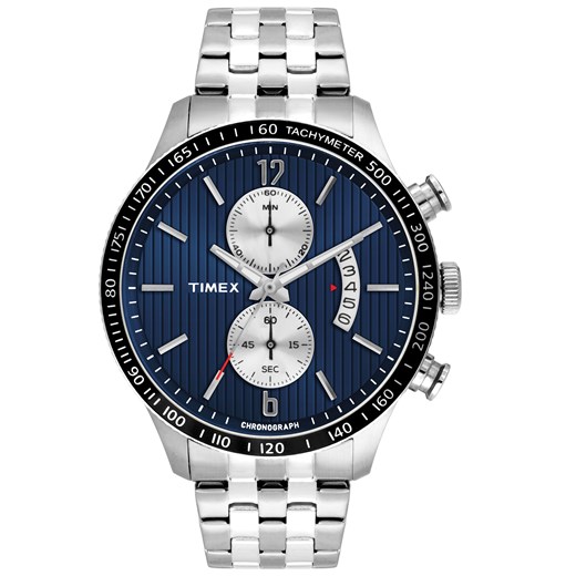 Zegarek męski Timex TWEG14904 srebrny Timex   Oficjalny sklep Allegro