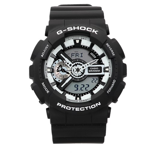 Zegarek męski CASIO G-Shock GA-110BW-1AER czarny  Casio  Oficjalny sklep Allegro