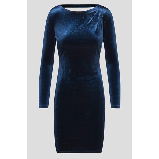 Ołówkowa sukienka welurowa czarny ORSAY XL orsay.com