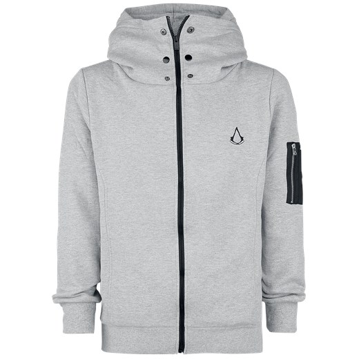 Assassin&apos;s Creed - Logo - Bluza z kapturem rozpinana - odcienie szarego
