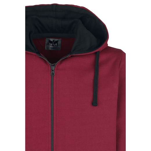 Black Premium by EMP - Mask Of Sanity - Bluza z kapturem rozpinana - czerwony