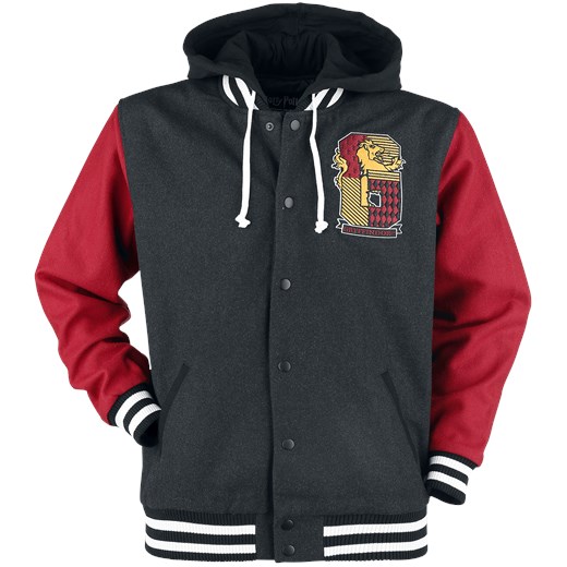 Harry Potter Gryffindor Kurtka ciemnoszary melanż/czerwony