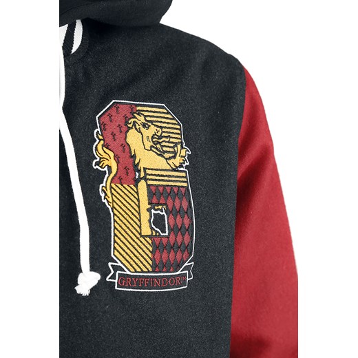 Harry Potter Gryffindor Kurtka ciemnoszary melanż/czerwony