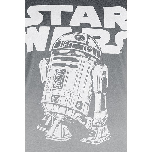 Star Wars R2D2 Logo Koszulka damska odcienie szarego szary Star Wars S EMP
