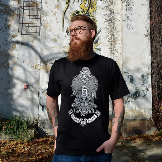 AleBrowar Hop Heads of Poland koszulka męska czarna czarny S CraftJungle.pl