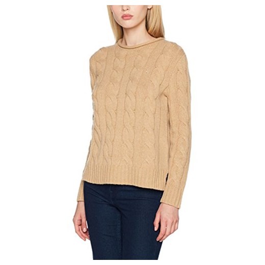 Polo Ralph Lauren sweter damski BOXY rllnck-Long Sleeve-Sweater -  krój regularny 34 (rozmiar producenta: XS) pomaranczowy Polo Ralph Lauren sprawdź dostępne rozmiary Amazon