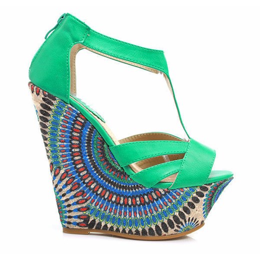 Hipisowskie KOTURNY w EFEKTOWNE Wzory merg-pl Buty