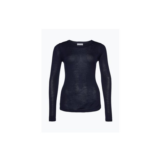 brookshire - Damski sweter z wełny merino, niebieski czarny Brookshire XXL vangraaf