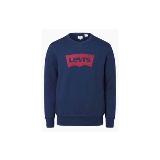 Levi's - Męska bluza nierozpinana, niebieski Levis granatowy XL vangraaf