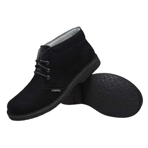 Trzewiki buty NAGABA 075 Czarne  Nagaba 48 okazyjna cena NeptunObuwie.pl 