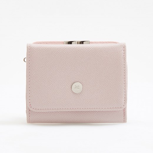 Reserved - Mały portfel - Różowy szary Reserved One Size 