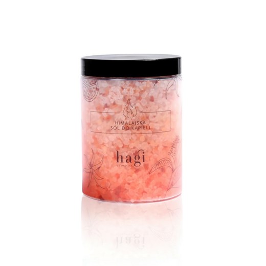 Hagi Himalajska sól do kąpieli, 1200 g Hagi rozowy  EcoAndWell.pl
