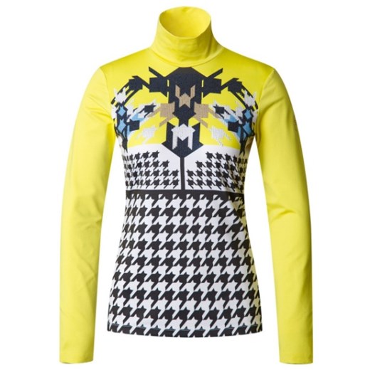 SPORTALM - bluza golf ENYALO żółty zielony Sportalm 38 luxury-fashion.pl