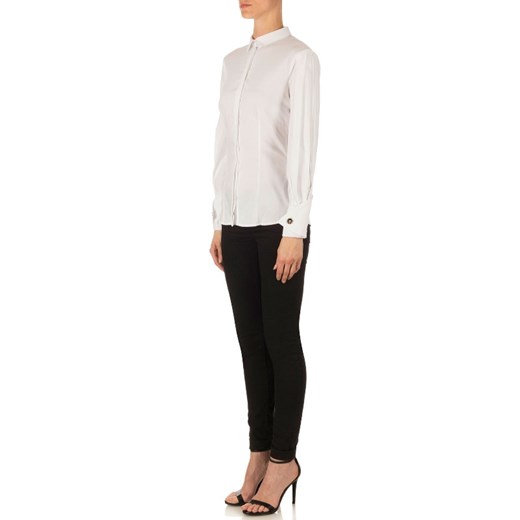 ELISABETTA FRANCHI - KOSZULA BIAŁA ROZCIĘTE RĘKAWY Elisabetta Franchi bezowy 42 luxury-fashion.pl