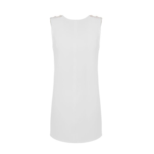 ELISABETTA FRANCHI - SUKIENKA BIAŁA Z WYCIĘTYM TYŁEM Elisabetta Franchi szary 42 luxury-fashion.pl