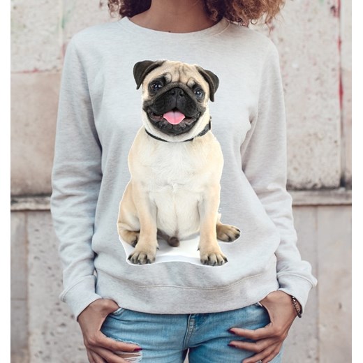Bluza damska z mopsem Time For Fashion