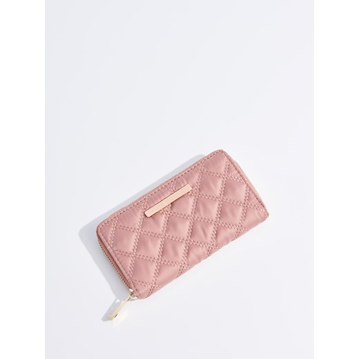 Mohito - Pikowany portfel - Różowy bezowy Mohito One Size 