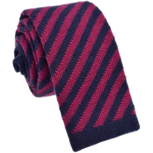 Krawat knit w klubowe pasy