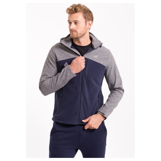 Polar męski ze wstawką softshell PLM003 4F 4F granatowy L ABA Sport