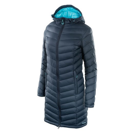 Damski płaszcz puchowy pikowany Elbrus Hanna szary  XL ABA Sport
