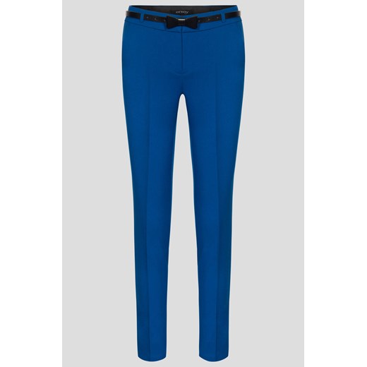 Spodnie cygaretki z paskiem niebieski ORSAY 36 orsay.com