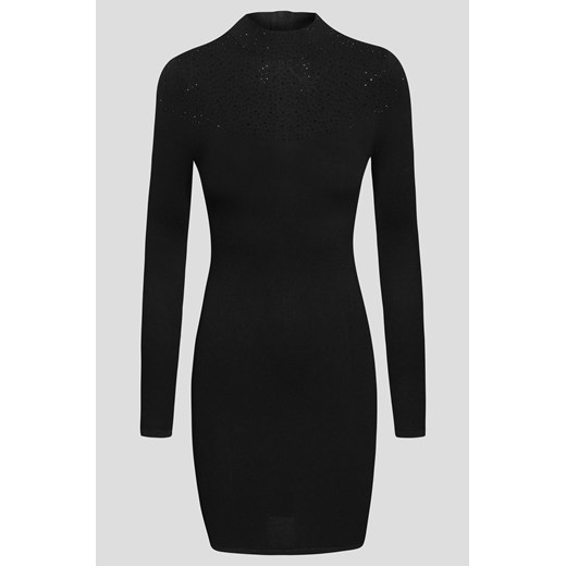 Ołówkowa sukienka z cyrkoniami czarny ORSAY XL orsay.com