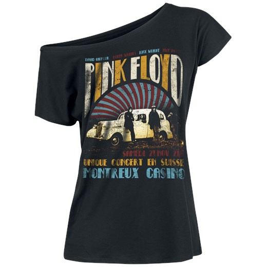 Pink Floyd Montreux Casino Koszulka damska czarny  Pink Floyd S EMP