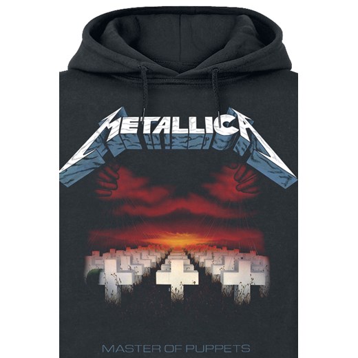 Metallica Master Of Puppets Bluza z kapturem czarny Metallica XXL EMP