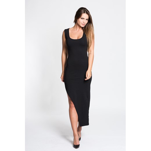 Długa sukienka Gina czarna Lumide  uniwersalny 