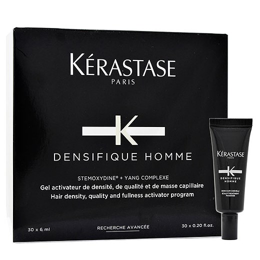 Kérastase Densifique Homme | Kuracja zagęszczająca włosy/aktywator wzrostu włosów dla mężczyzn 30x6ml