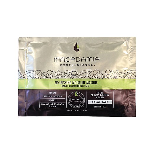 Macadamia Nourishing Moisture - odżywcza maska do włosów normalnych i grubych 30ml