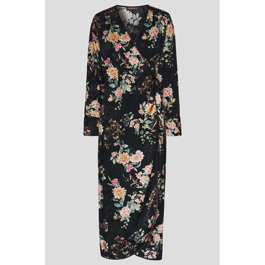 Sukienka maxi w azjatyckim stylu szary ORSAY 34 orsay.com
