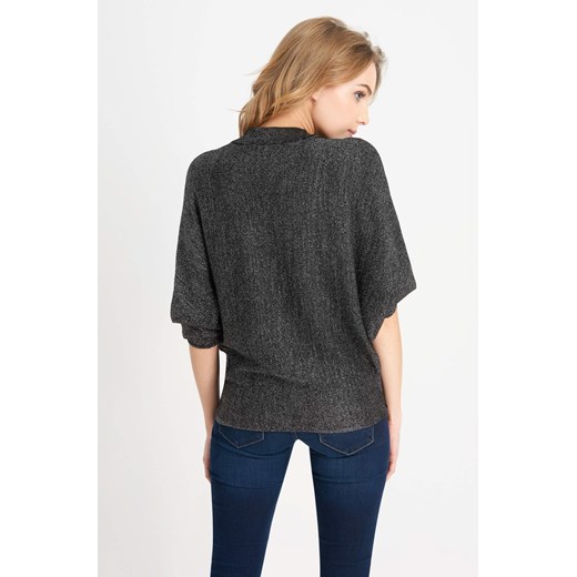 Metaliczny sweter nietoperz szary ORSAY XL orsay.com