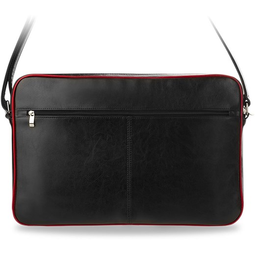 Teczka torba na laptopa młodzieżowa męska do szkoły na uczelnię skóra naturalna