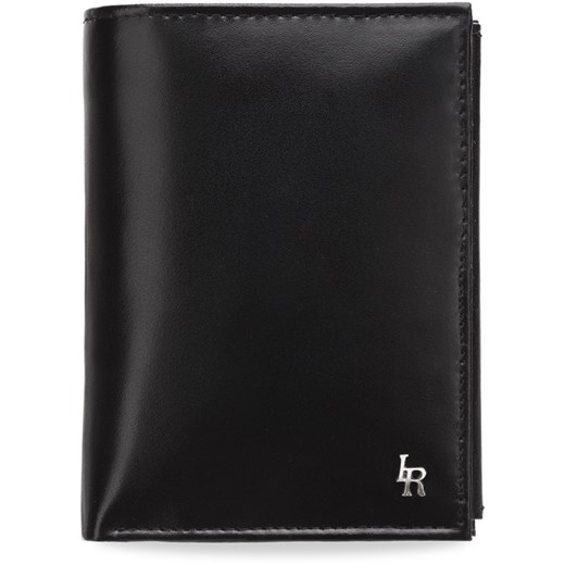 Elegancki portfel męski lorenti zapinana część na karty - czarny