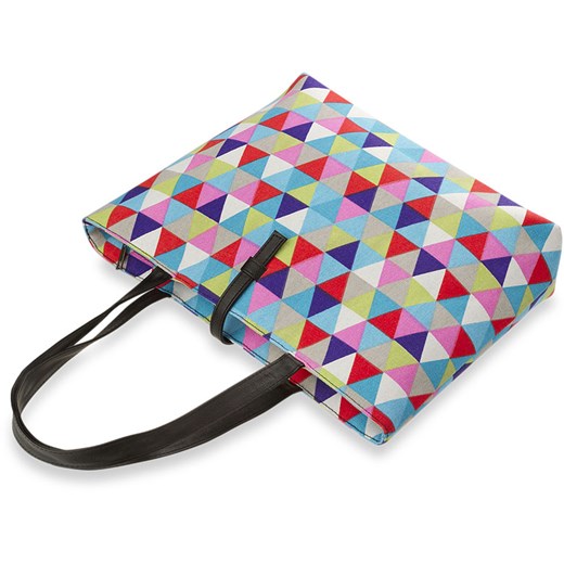 Torebka damska shopperbag eko torba na ramię do ręki kolory wzory - krata