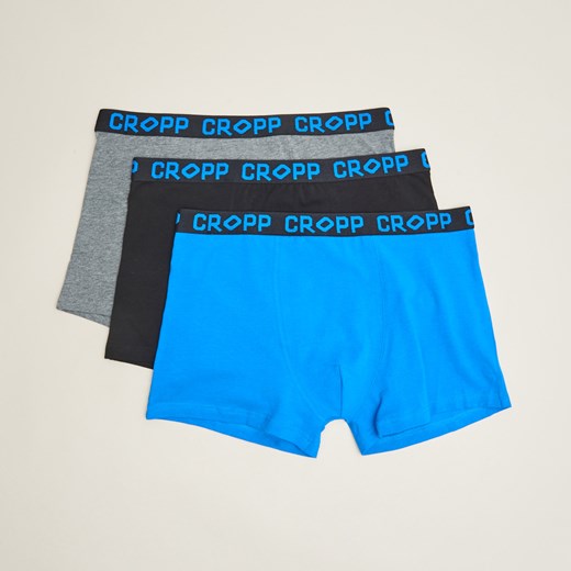 Cropp - 3 pack bokserek - Niebieski