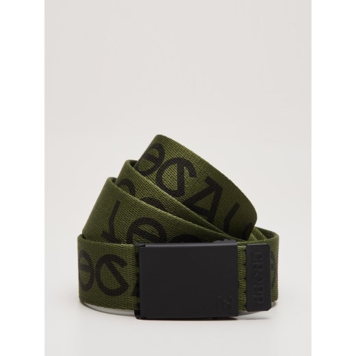 Cropp - Parciany pasek z nadrukiem - Zielony Cropp One Size