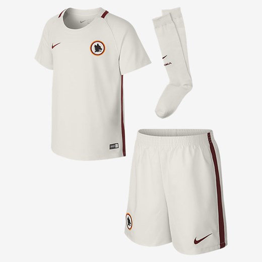 2016/17 A.S. Roma Stadium Away Nike bezowy M (110-116 CM)  okazyjna cena 