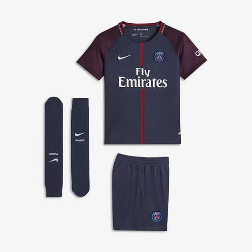 2017/18 Paris Saint-Germain Stadium Home Nike szary M (110-116 CM) 