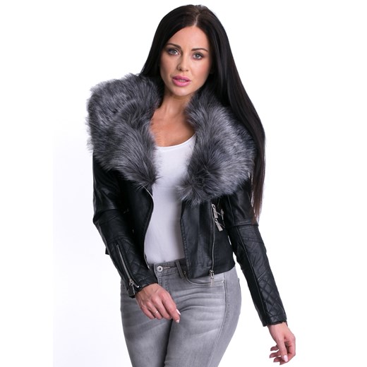 Włoska ramoneska LUXURY BIKER czarna czarny XS Lagattini.pl