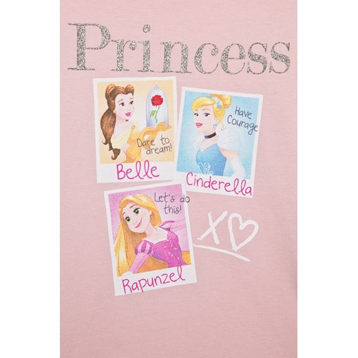 Blukids - Bluzka dziecięca Disney Princess 98-128 cm (2-pack) Blukids  98 promocyjna cena ANSWEAR.com 
