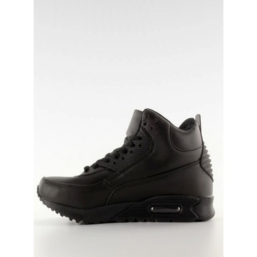 Obuwie sportowe za kostkę B3701 black czarne | Obuwie Obuwie sportowe za kostkę B3701 black czarne | Black sneaker